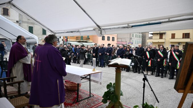 Celebrazione a Pierantonio con istituzioni e cittadini