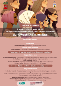 Provincia di Perugia: un mese di iniziative per celebrare la Giornata della Donna