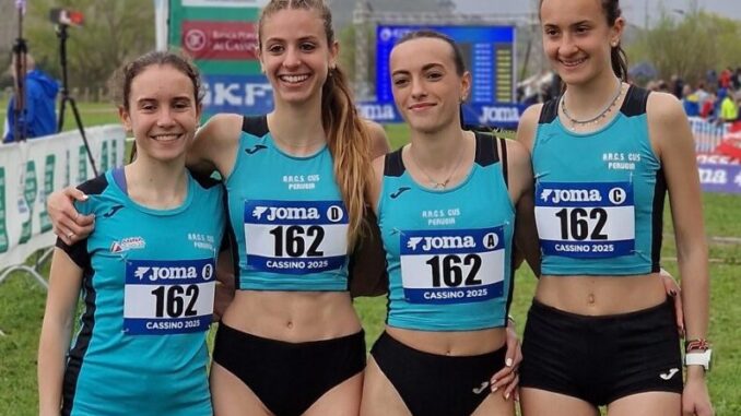 Atletica Arcs Cus Perugia, doppio titolo ai Campionati italiani