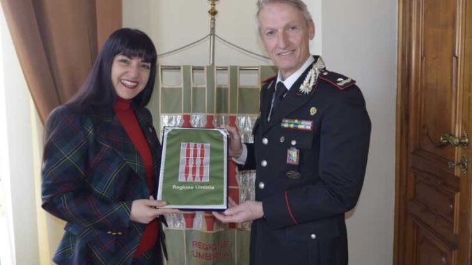 Incontro tra Presidente Bistocchi e Generale Corbellotti