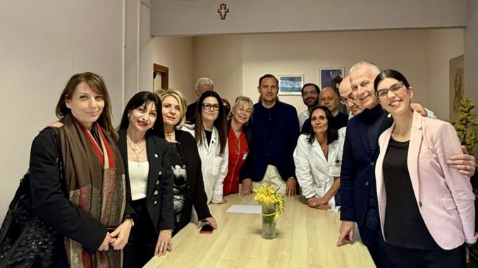 Ospedale di Assisi, visita Stefania Proietti e Daniela Donetti