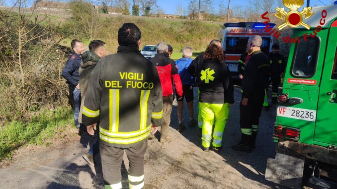 Anziano ferito nei boschi di Orvieto, ferite riportate alle gambe