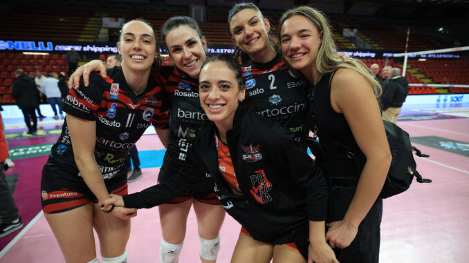 La squadra di Perugia si prepara alla sfida contro Cuneo