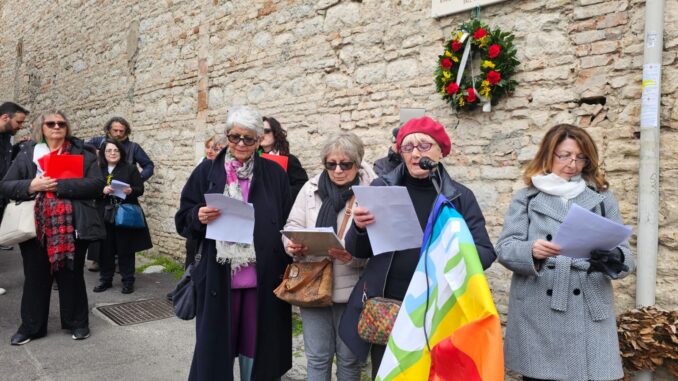 A Perugia la cerimonia in ricordo delle donne antifasciste detenute nel carcere femminile