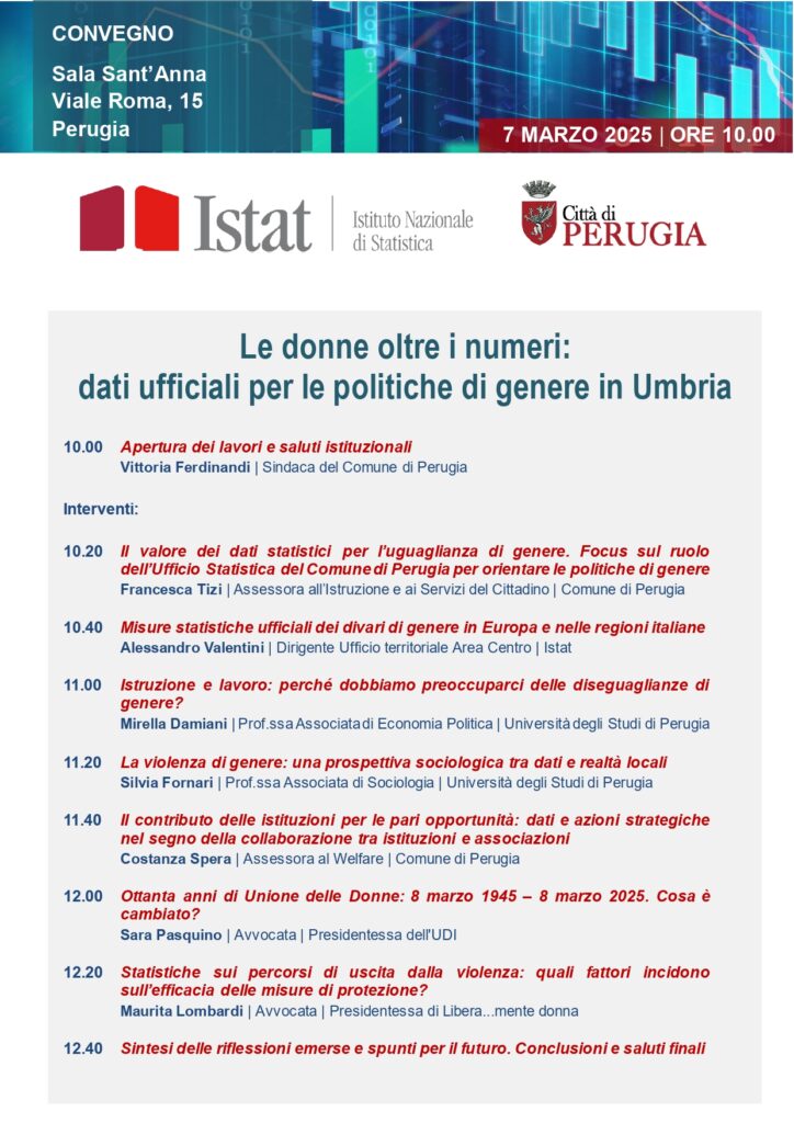 Le donne oltre i numeri: dati ufficiali per le politiche di genere in Umbria