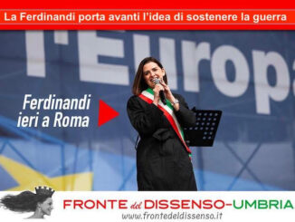 La sindaca Ferdinandi contestata per suo sostegno agli armamenti