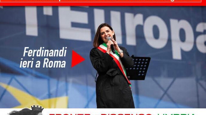 La sindaca Ferdinandi contestata per suo sostegno agli armamenti