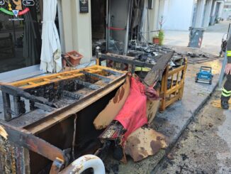 Incendio al bar Narghilè di Foligno: indagini sui filmati