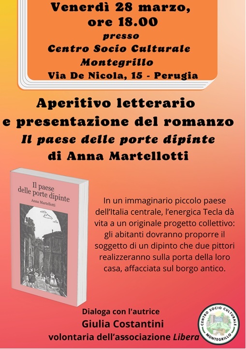 Anna Martellotti, presenta il suo romanzo "Il paese delle porte dipinte"