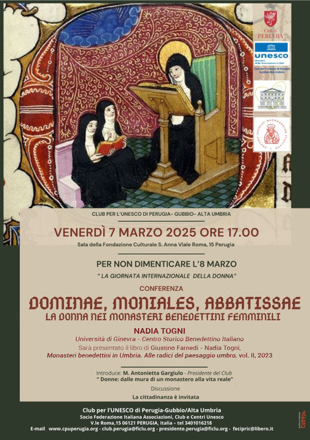 La Donna nei Monasteri benedettini femminili