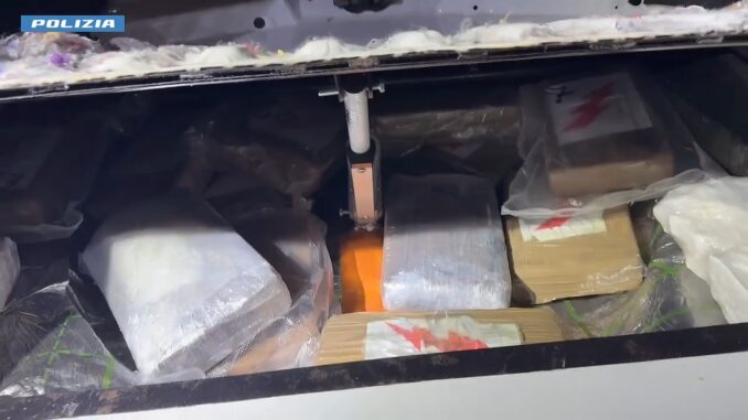 Maxi sequestro di cocaina a Terni: due arrestati