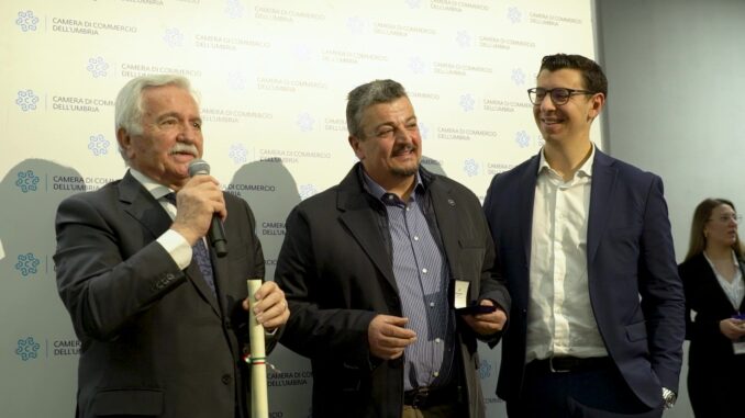 Arredamenti Regnicoli, nuovo attestato e premiazione della Camera di Commercio dell'Umbria