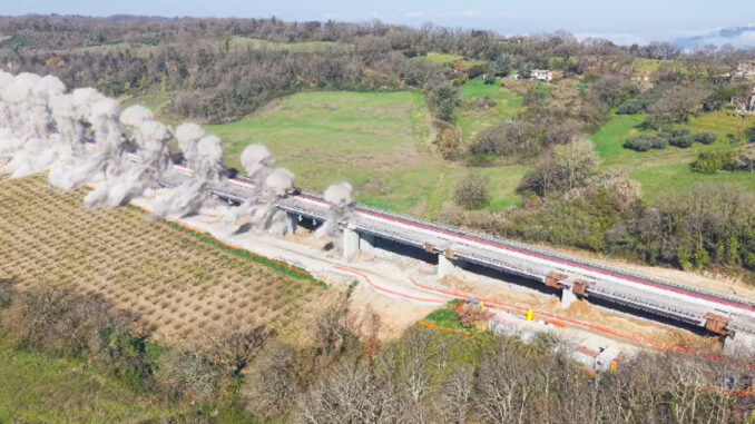 Demolizione Viadotto Malle, lavori per nuova infrastruttura
