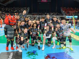 La Sir Susa Vim Perugia vince gara 1, match combattuto su ogni pallone, Colaci si prende l'MPV