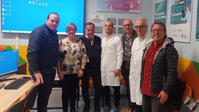 Sala oncologica a Terni dotata di nuove tecnologie digitali