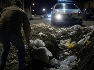 Rifiuti in un fosso: denunciato un 45enne a Corciano