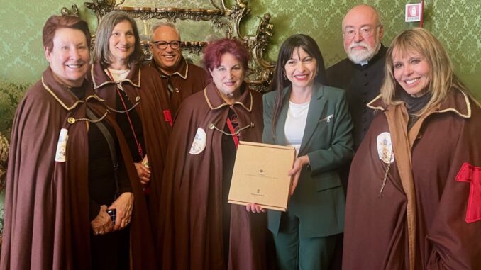 Delegazione da San Francisco accolta dalla Presidente Proietti
