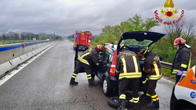Incidente sulla E45: donna soccorsa dopo lo schianto