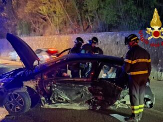 Scontro tra due auto sulla statale 109 "Somma", due feriti