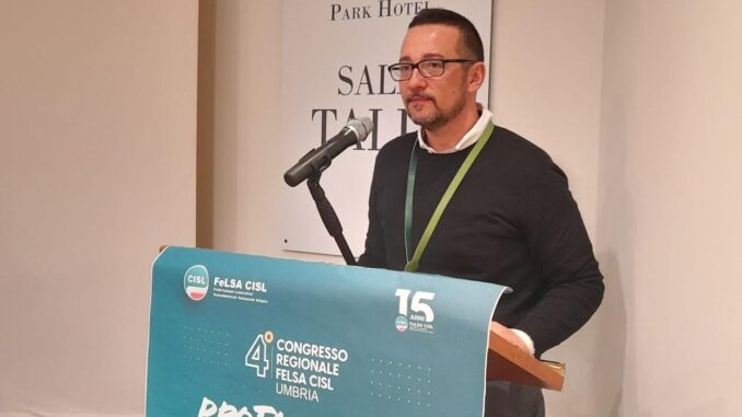 Luca Minestrini alla guida della Felsa Cisl Umbria