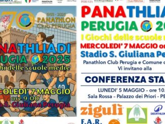 Panathliadi 2025 a Perugia, in gara le scuole medie
