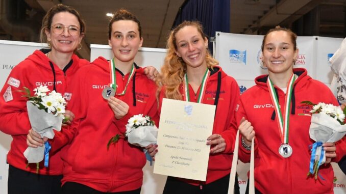 La scherma umbra brilla ai Campionati Italiani a squadre