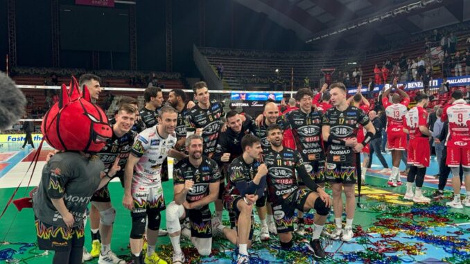 Perugia piega Piacenza: 3-1 e sogna la Champions