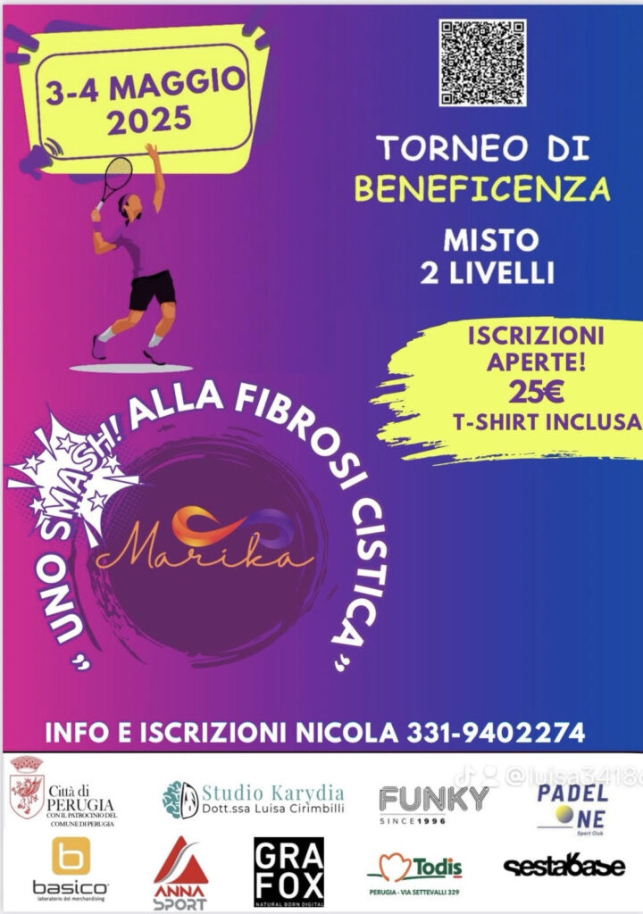 Uno smash alla fibrosi cistica: padel e solidarietà