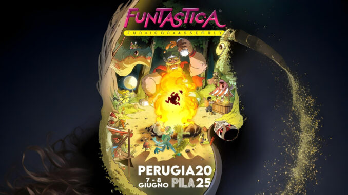 Funtastica debutta a Perugia tra giochi, fumetti e magia
