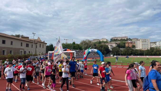 Miniolimpiade CSI: festa sportiva con 460 bambini a Perugia
