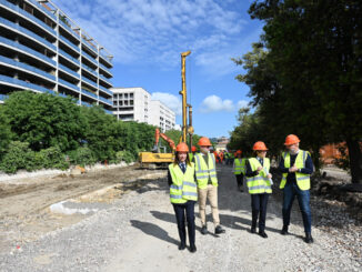 Sopralluogo della sindaca ai cantieri del Metrobus