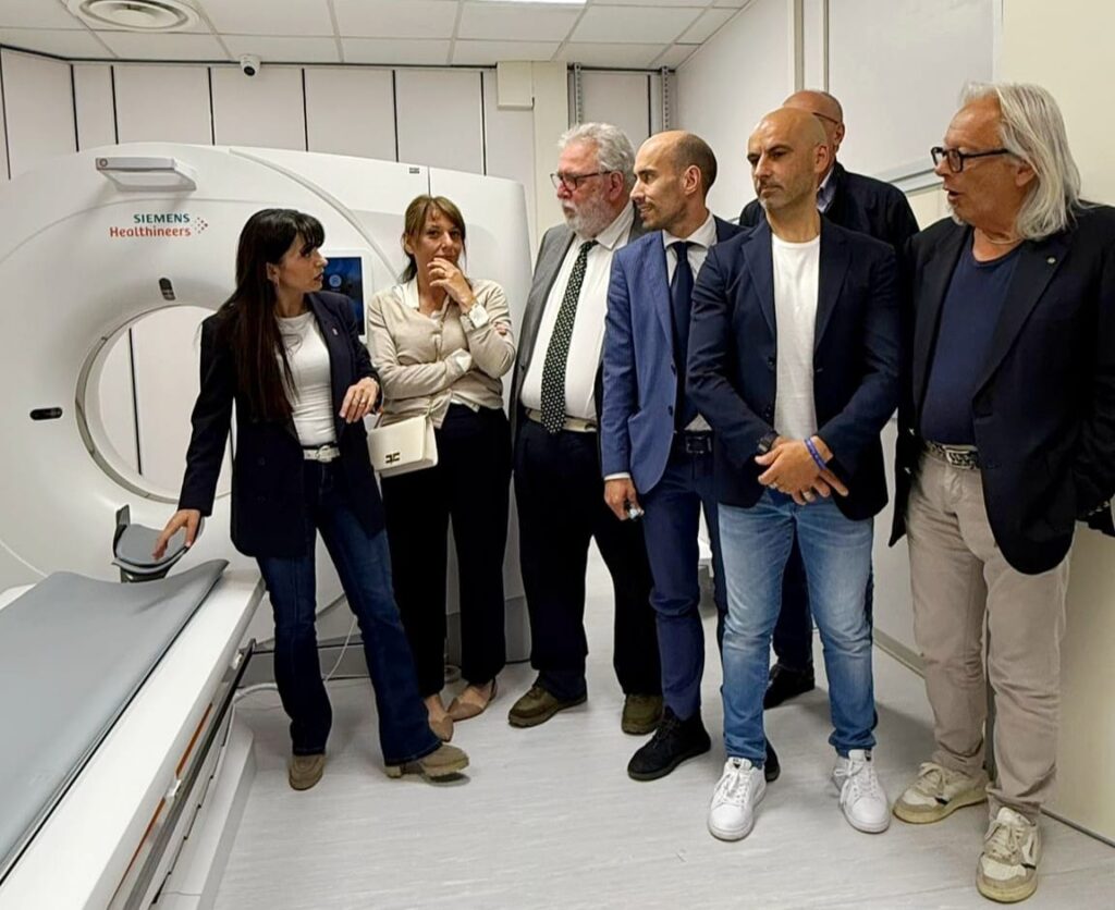Presidente Proietti in visita all'ospedale di Città di Castello