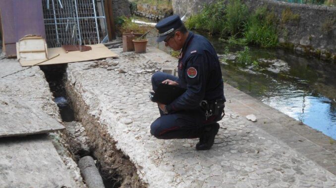 Gasolio nel Nera, due denunce per inquinamento a Scheggino