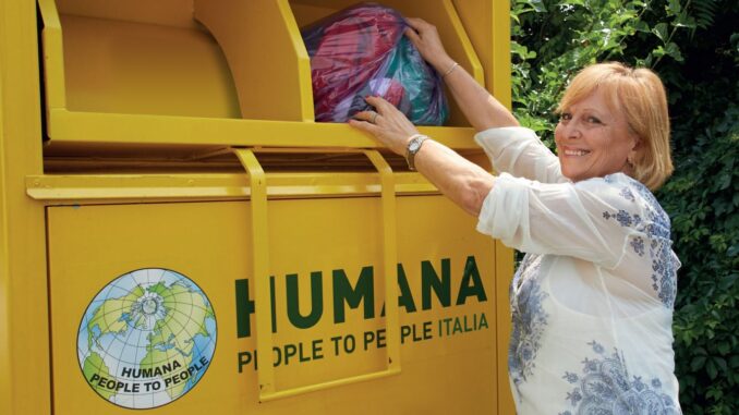 A Collestrada raccolti oltre 10.000 kg di abiti usati per Humana People to People Italia