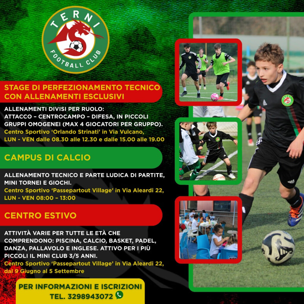 Il Terni Football Club si prepara per l'Estate