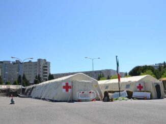 Ospedale da campo in Umbria, scontro politico acceso