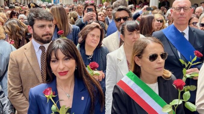 Cascia, folla alla Giornata delle Rose per Santa Rita