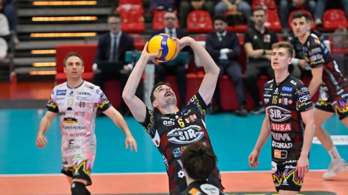Sir Susa Vim Perugia vince a Piacenza e conquista Champions 2026