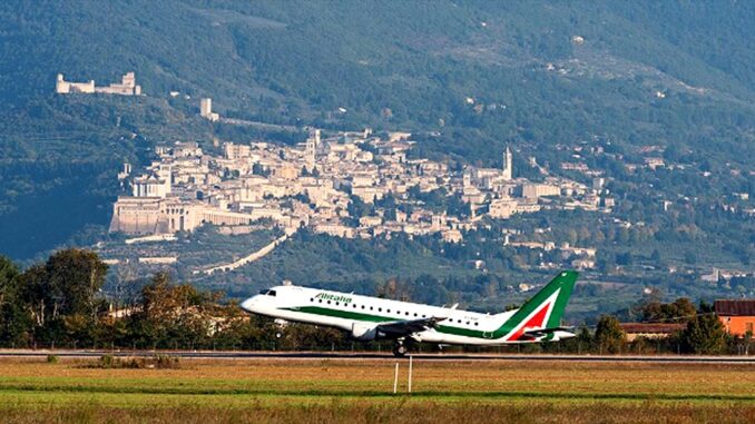 Aeroporto dell'Umbria: bilancio 2024, ricavi in crescita del 7%