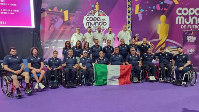 Italia campione del mondo nel Calcio Balilla Paralimpico