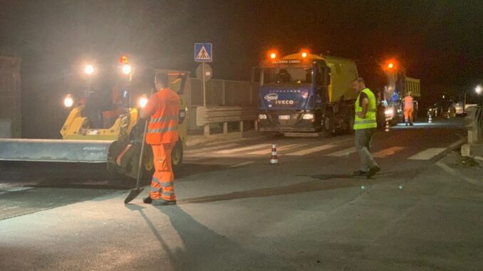 SS318 chiusa tra Valfabbrica e Casacastalda per lavori