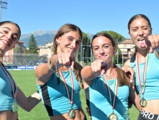 Atletica Arcs Cus Perugia, poker d’oro ai tricolori Allievi