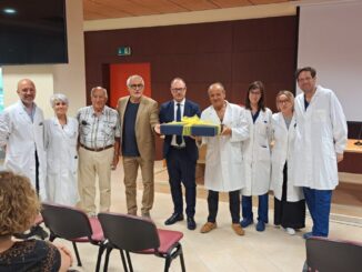 Strumenti laparoscopici donati all'ospedale di Pantalla