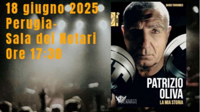 Perugia, Patrizio Oliva presenta la sua autobiografia