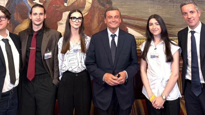 Giovani in Senato, esperienza formativa con Carlo Calenda