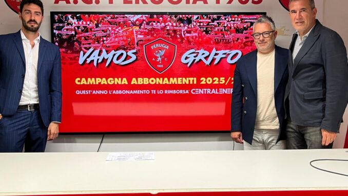 Al via la campagna "Vamos Grifo" del Perugia Calcio