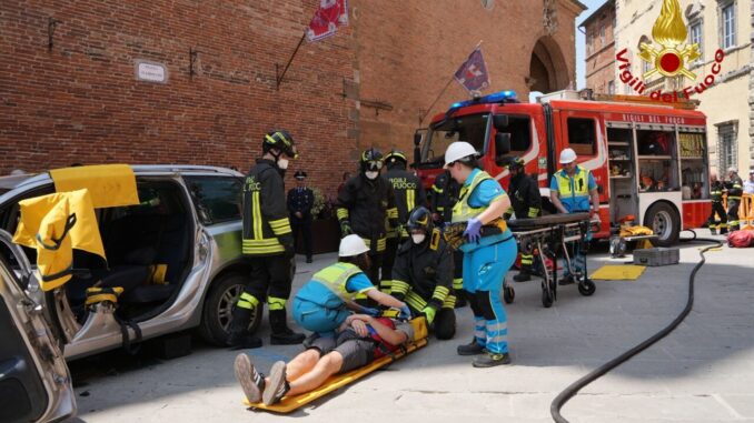 Città della Pieve celebra 25 anni Distaccamento Vigili del Fuoco