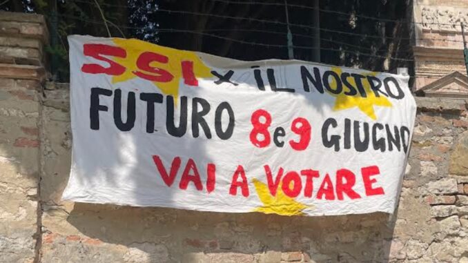 Giovani e student3 mobilitati per i referendum dell'8-9