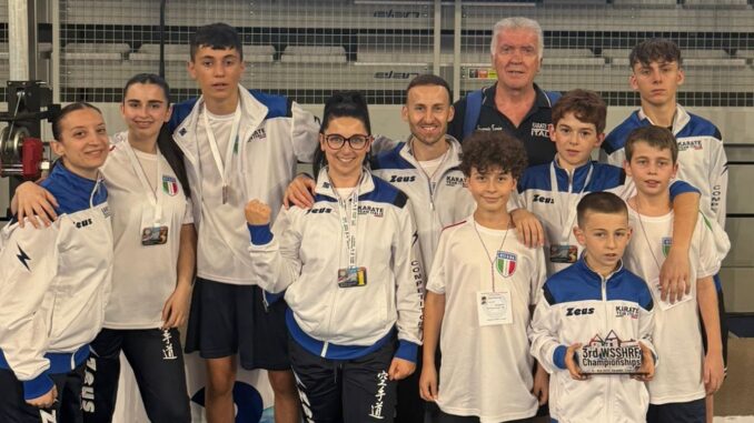 Karate Calzola brilla in Croazia ai Mondiali Shito Ryu