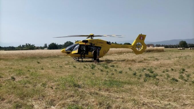 Incidente sulla E45, un 92enne in codice rosso, elisoccorso a Castelnuovo di Assisi